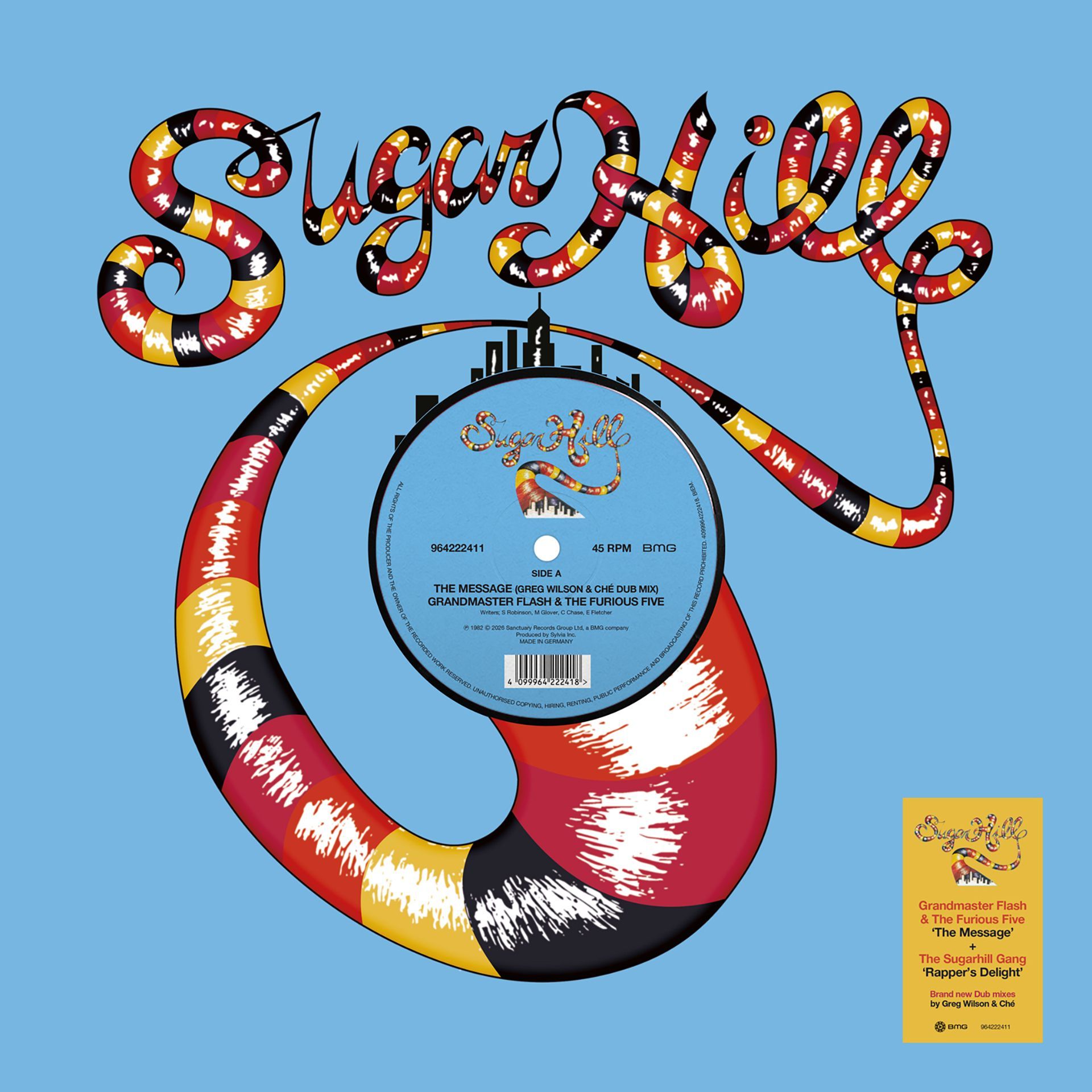 Rapper's Delight DUB/The Message DUB by Sugarhill Gang/Grandmaster Flash