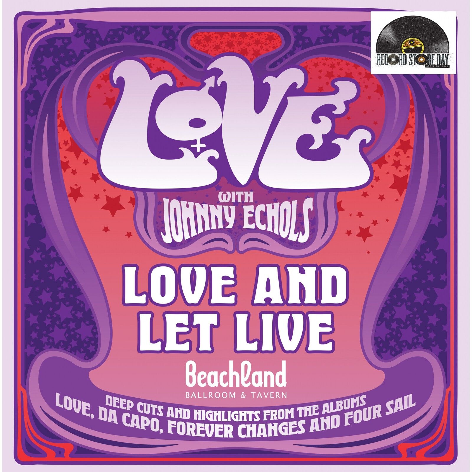 Love & Let Live - Live At The Beachland Ballroom & Tavern, Cleveland, Ohio - April 30th 2025 by Love with Johnny Echols
