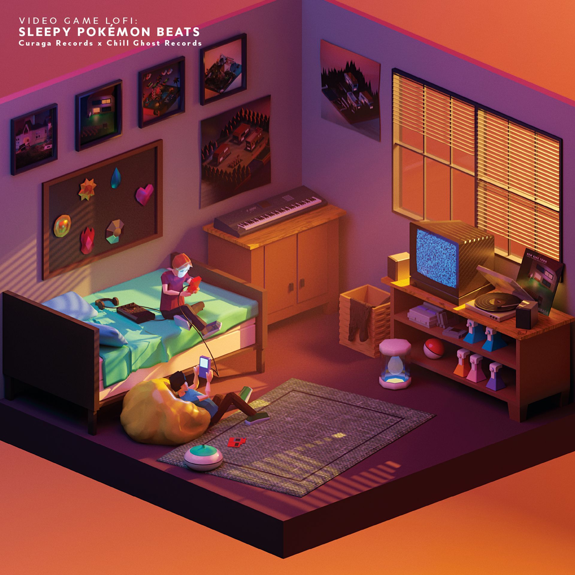 Video Game LoFi: Pokémon Lullabies by Various Artists from Curaga Records and Chill Ghost Records