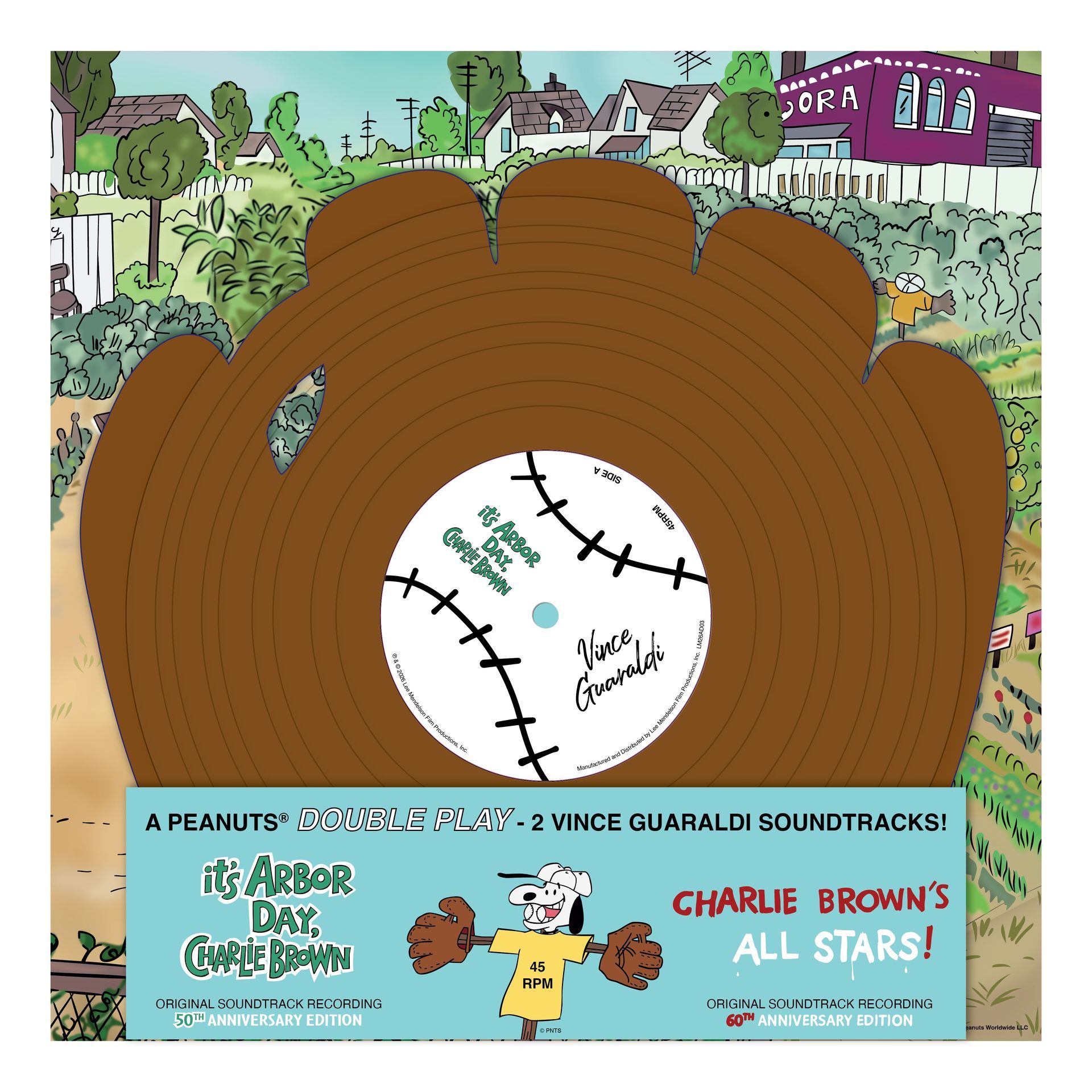 Vince Guaraldi Ball and Glove "Charlie Brown All Stars" and "It’s Arbor Day Charlie Brown" by Vince Guaraldi (and Vince Guaraldi Sextet and Vince Guaraldi Trio)